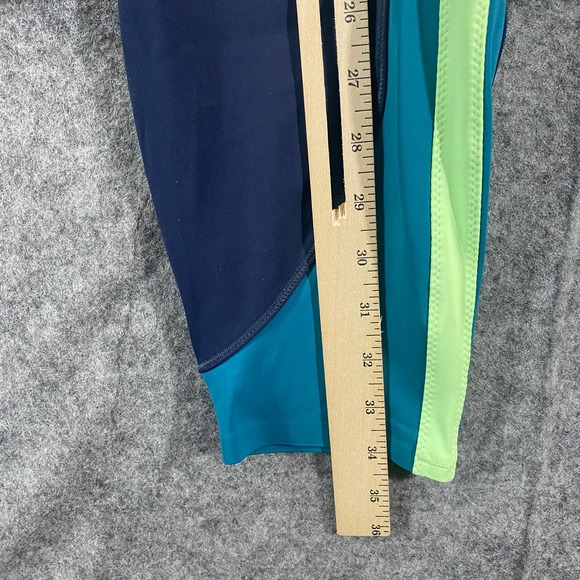 Athleta Blue and Green High-Waisted Leggings - Picture 13 of 16